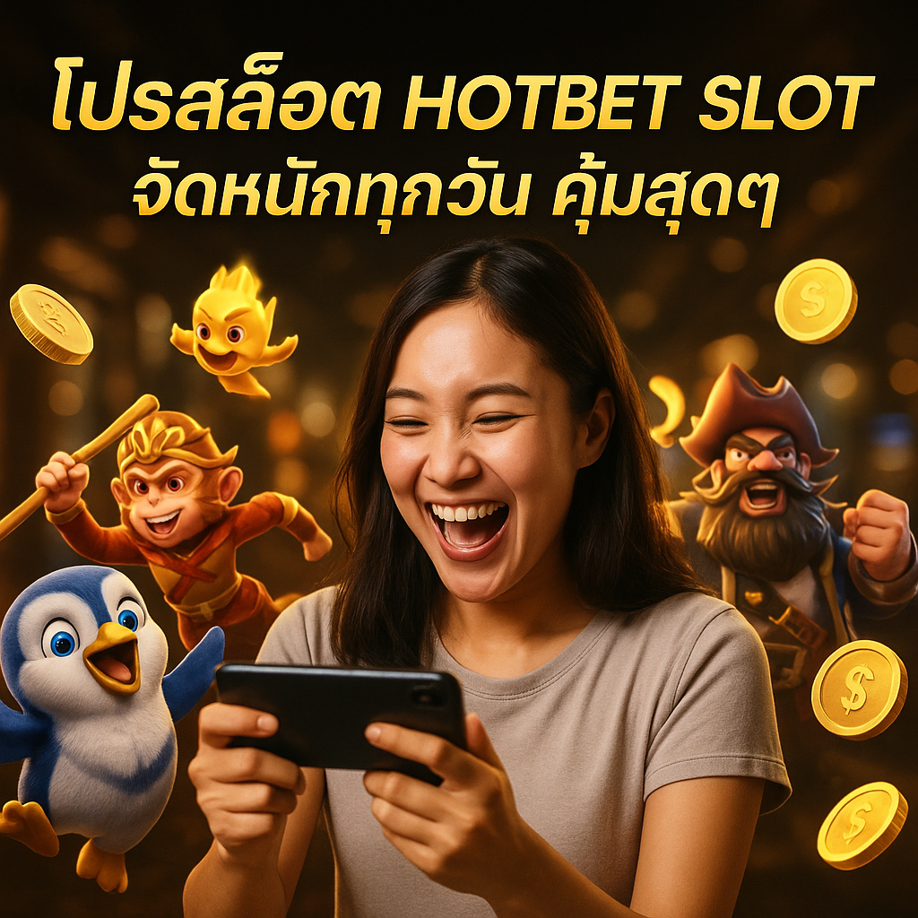 โปรสล็อต HOTBET SLOT จัดหนักทุกวัน คุ้มสุดๆ