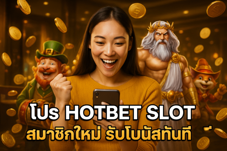 โปร HOTBET SLOT สมาชิกใหม่ รับโบนัสทันที