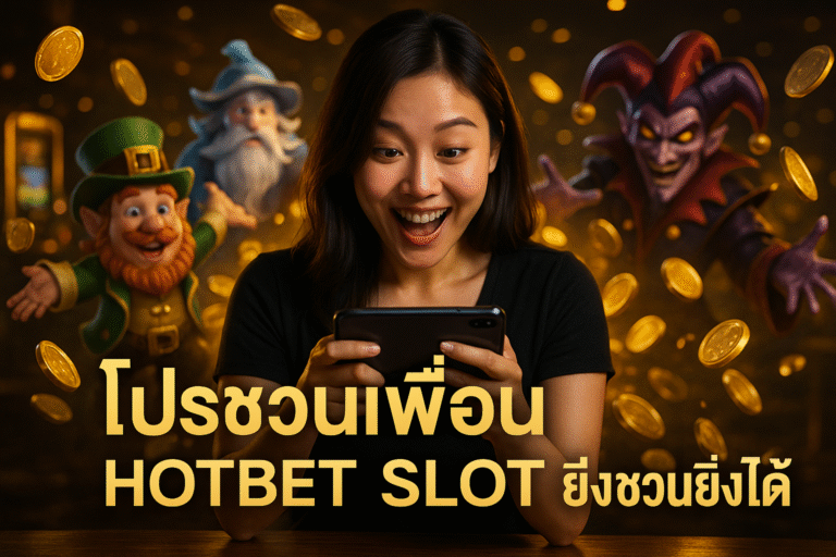 ปรชวนเพื่อน HOTBET SLOT ยิ่งชวนยิ่งได้